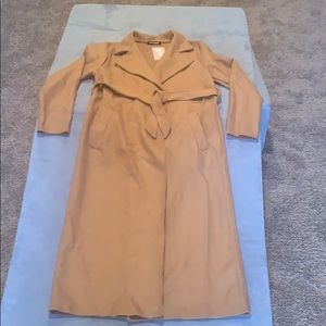 Layla Carmel long belted formal coat